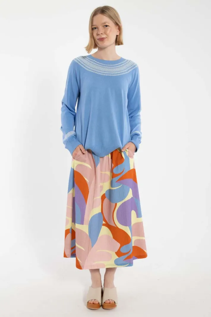 danebright_light_cotton_k_4.webp Danebright Light Cotton Knit Sweater Waterblue/Chalk