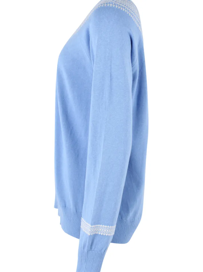 danebright_light_cotton_k_6.webp Danebright Light Cotton Knit Sweater Waterblue/Chalk