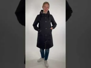 Danebrunhilde Winter Parka Black