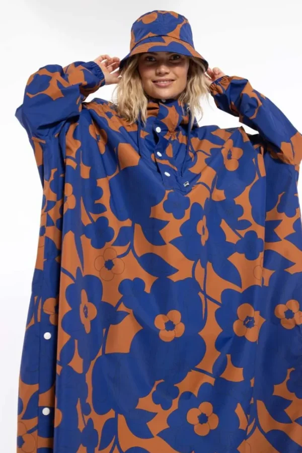 Danebucket Rain Hat Occer/Royal Blue BLOOM BOOM