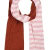Danebundle-up Merino Scarf Rust/Pink
