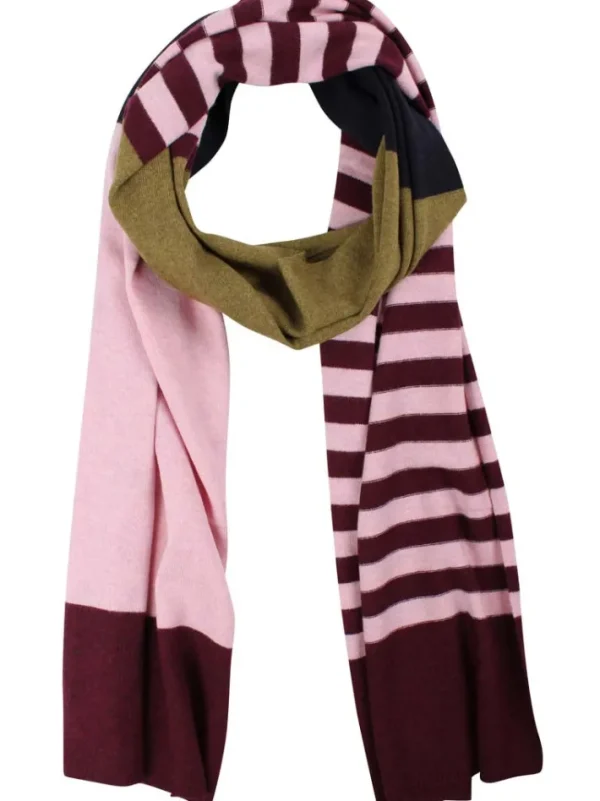 Danebundle-up Merino Scarf Section Dark Bordeaux