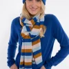 Danebundle-up Merino Scarf Gentle Stripe