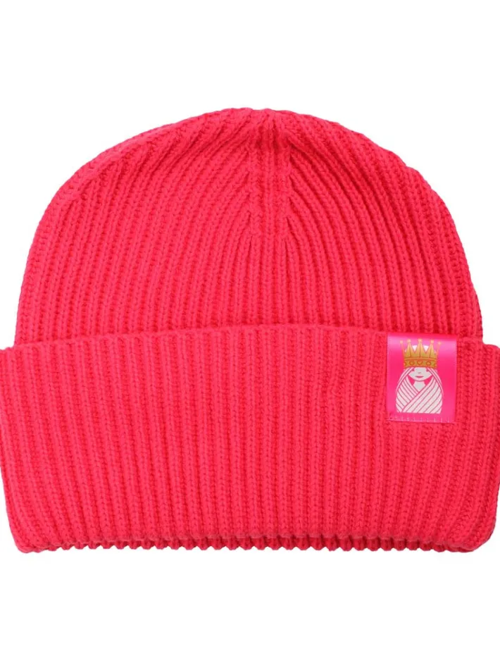 daneby_cotton_beanie_brig_1.webp Daneby Cotton Beanie Bright Pink