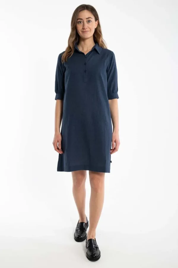 Danecarnation Chambrey Dress Indigo