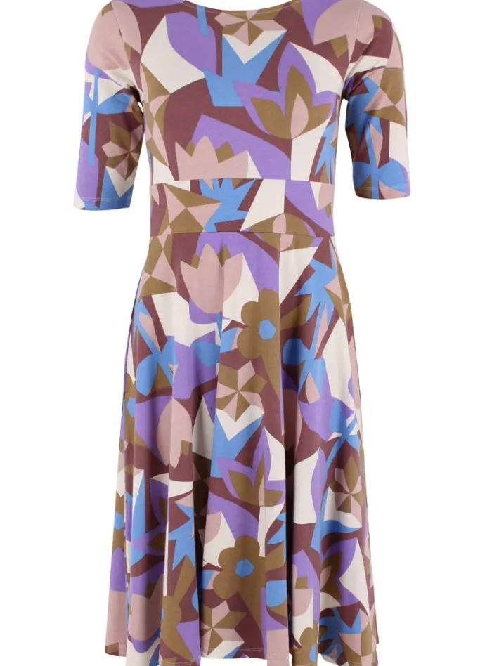 danecharlotte_cotton_dres_1.webp Danecharlotte Cotton Dress Dk Rose Beige GEOFLEUR