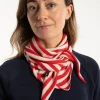Danechic Merino Scarf - Flame/Chalk