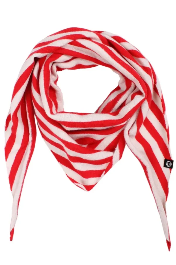 Danechic Merino Scarf - Flame/Chalk