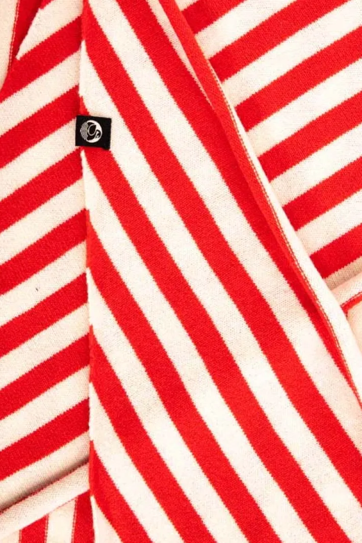 danechic_merino_scarf__fl_3.webp Danechic Merino Scarf - Flame/Chalk