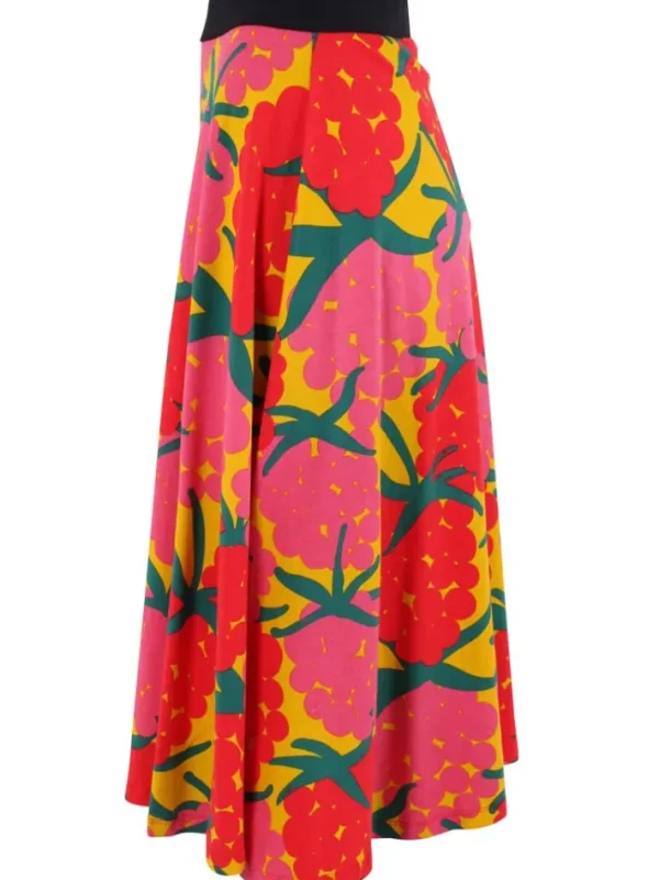 Danechichi Cotton Skirt Yellow MAXIBERRY