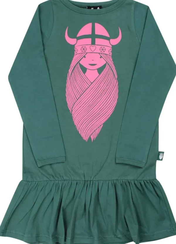 Danecookie Dress Dark Pine FREJA