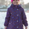 Danecookie Winter Jacket Dark Bdx/Purple Blue DOTS