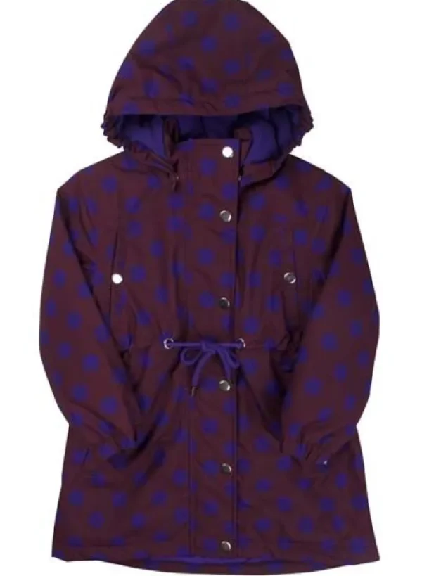 Danecookie Winter Jacket Dark Bdx/Purple Blue DOTS