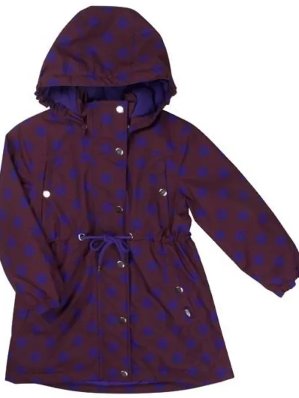 Danecookie Winter Jacket Dark Bdx/Purple Blue DOTS