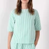 Danecremant Heavy Searsucker Shirt Green/Chalk