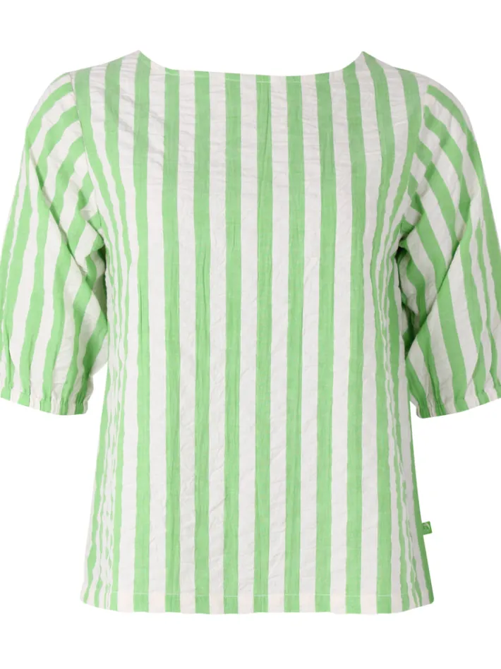 danecremant_seersucker_sh_3-1.webp Danecremant Seersucker Shirt Bright Green/Chalk