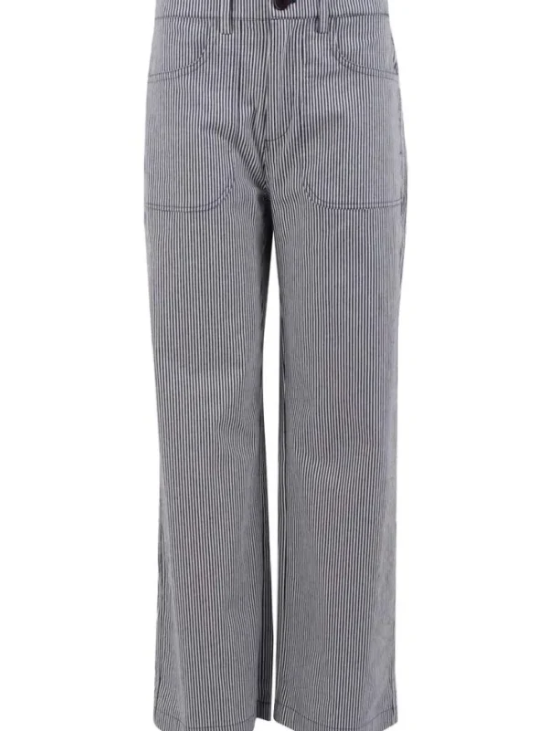 Danedaisy Light Canvas Pants Milkboy Stripe