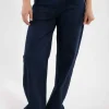 Danedaisy Stretch Twill Pants Dk Navy