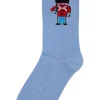Danedanmark Mens Socks Lt Blue SOLDAT