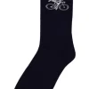 Danedanmark Mens Socks Navy BIKING VIKING