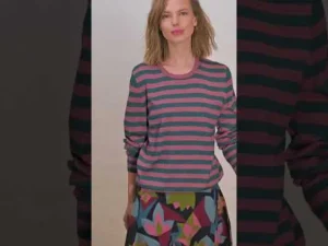 Danedinner Viscose Sweater Antique Rose/Dark Slate