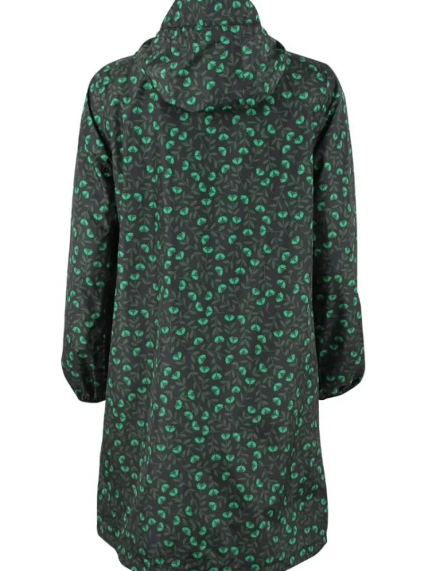 Danedith Rainjacket Black/khaki Fleurie