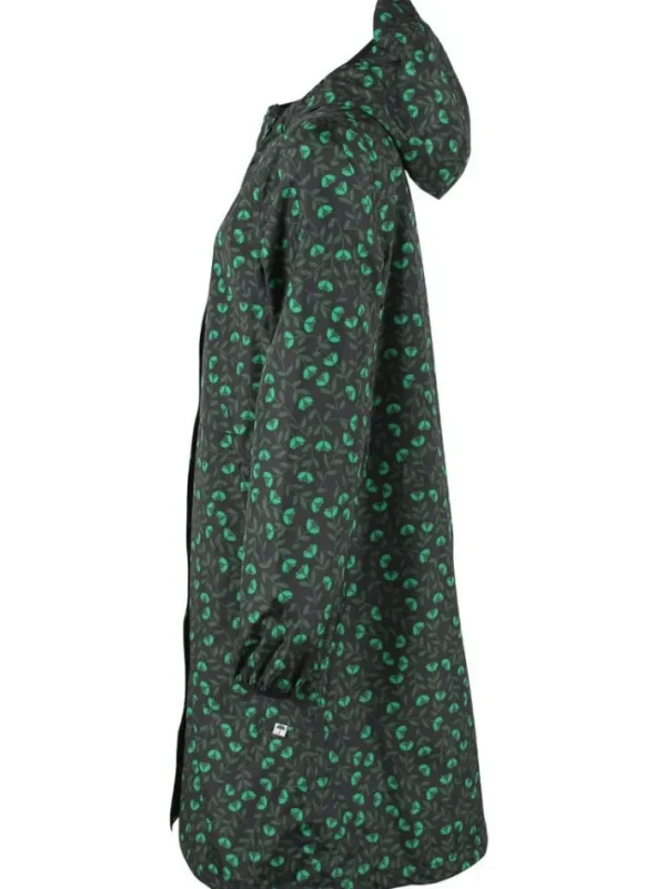 Danedith Rainjacket Black/khaki Fleurie