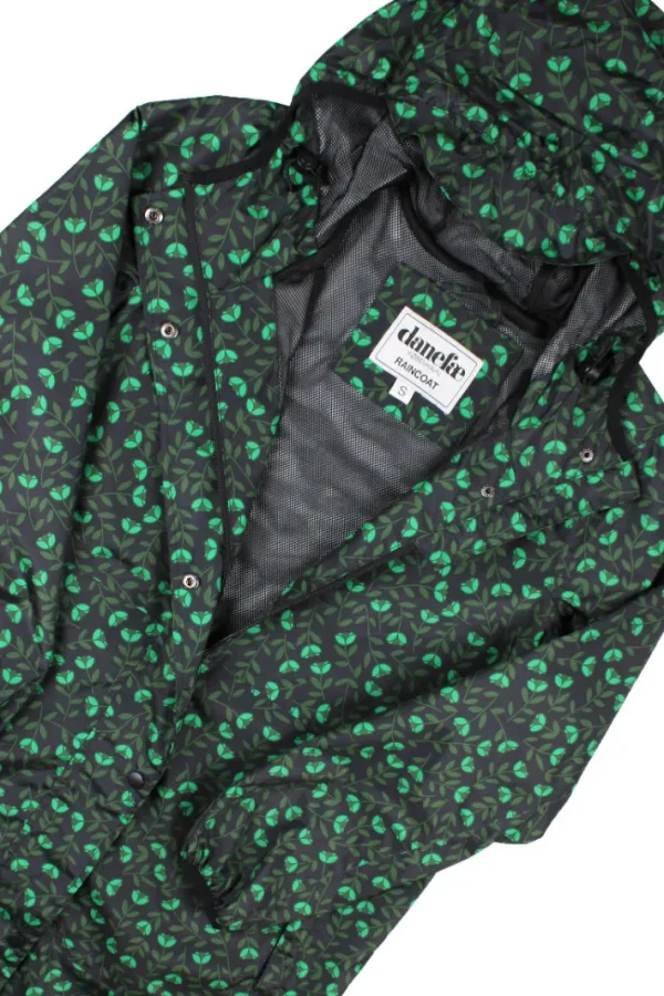Danedith Rainjacket Black/khaki Fleurie