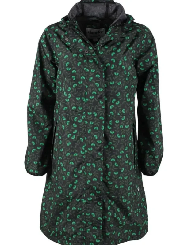 Danedith Rainjacket Black/khaki Fleurie