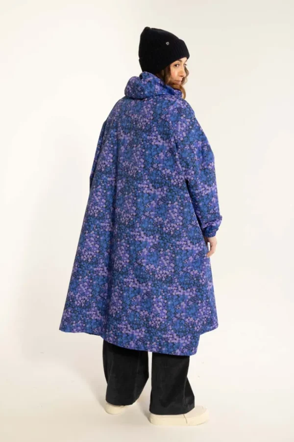 Danedream Drops Rain Poncho Dark Navy BERRYGOOD