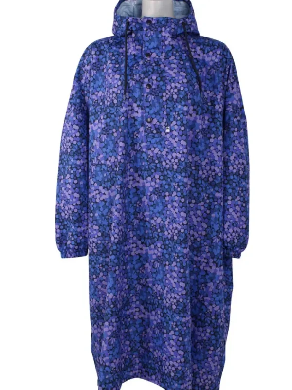 Danedream Drops Rain Poncho Dark Navy BERRYGOOD