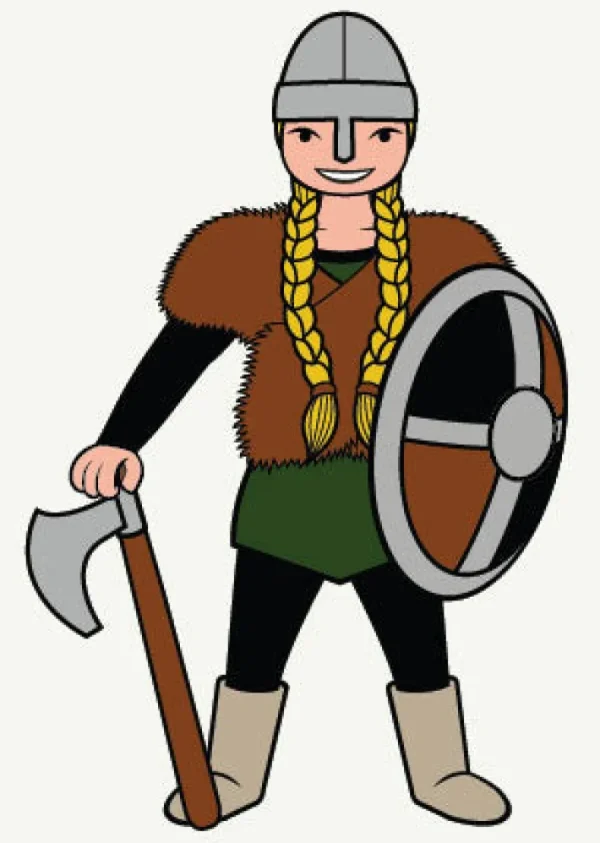 DANEFAE Postkort White SIF DINVEN