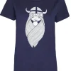 Danefavorito Tee X Navy FREJA (white)
