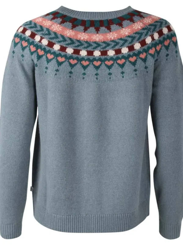 Danefondue Wool Cardigan Blue Grey