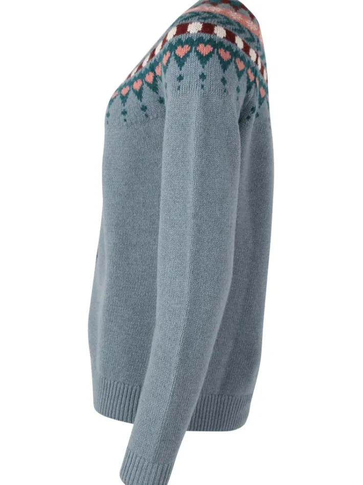 danefondue_wool_cardigan__4.webp Danefondue Wool Cardigan Blue Grey