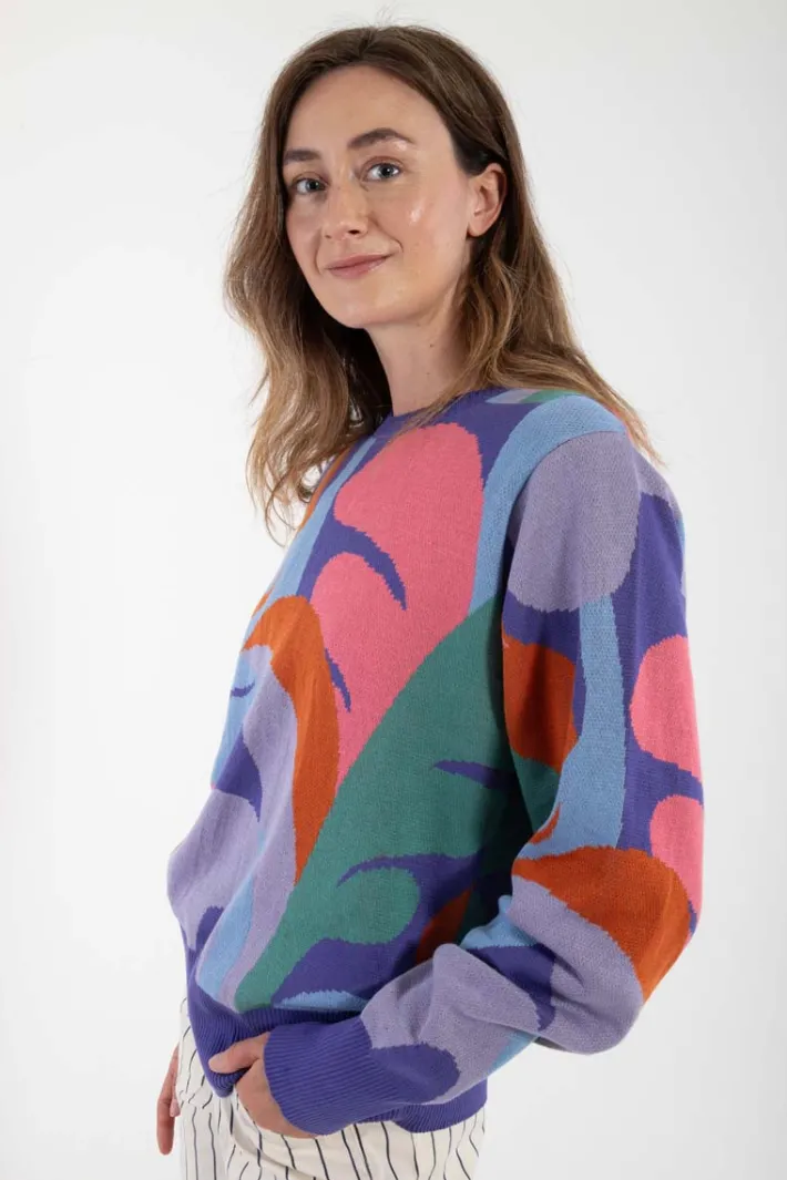 danefox_cotton_jaquard_sw_2.webp Danefox Cotton Jaquard Sweater Cold Purple TROPS