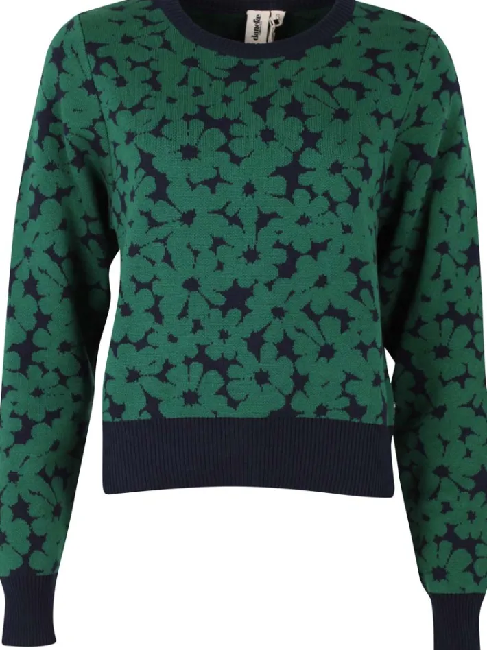 danefox_cotton_jaquard_sw_3-1.webp Danefox Cotton Jaquard Sweater Dark Pine/Dark Navy
