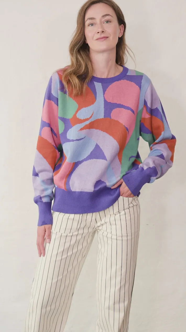 danefox_cotton_jaquard_sw_5.webp Danefox Cotton Jaquard Sweater Cold Purple TROPS