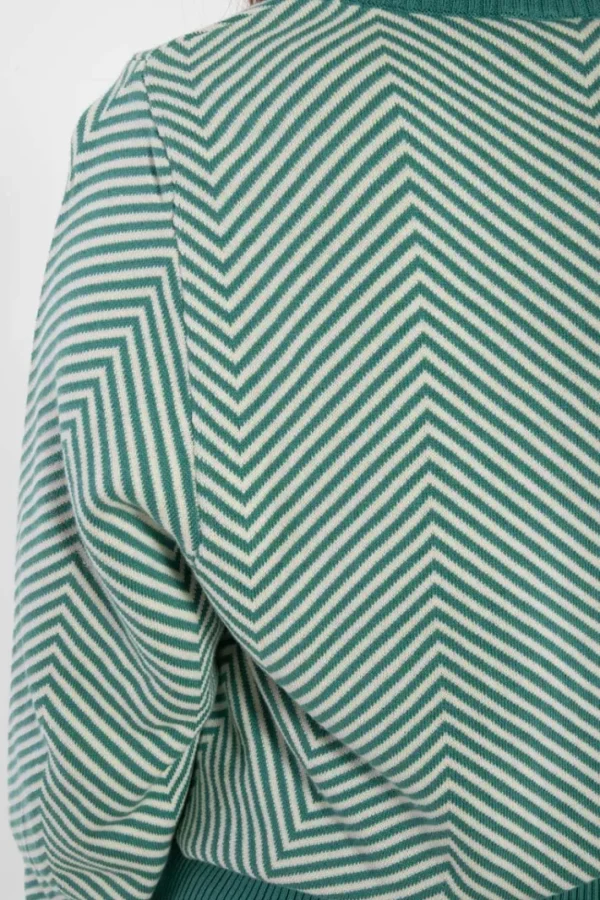 Danefox Cotton Knit Sweater Light Slate/Chalk