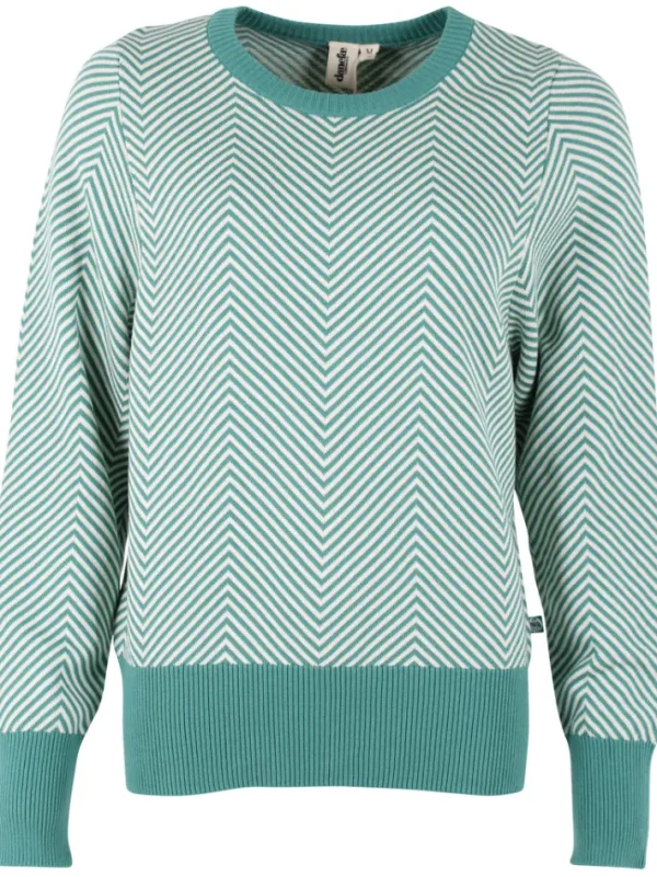 Danefox Cotton Knit Sweater Light Slate/Chalk