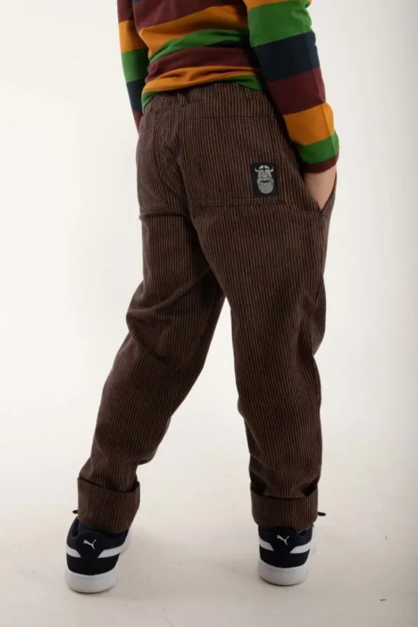 Danefrede Denim Pants Milk Boy Stripe Dk Navy/Occer