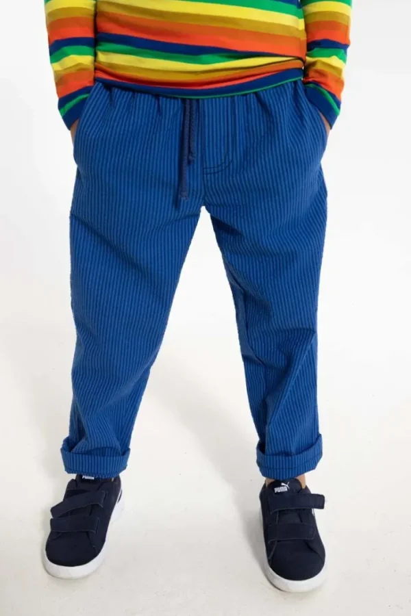 Danefrede Searsucker Pants Deep Marine/Klein Blue