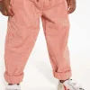 Danefrede Searsucker Pants Chalk/Bright Red