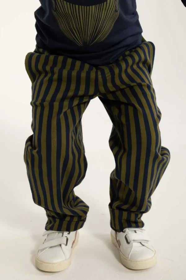 Danefrede Stretch Canvas Pants Olive/Dark Navy