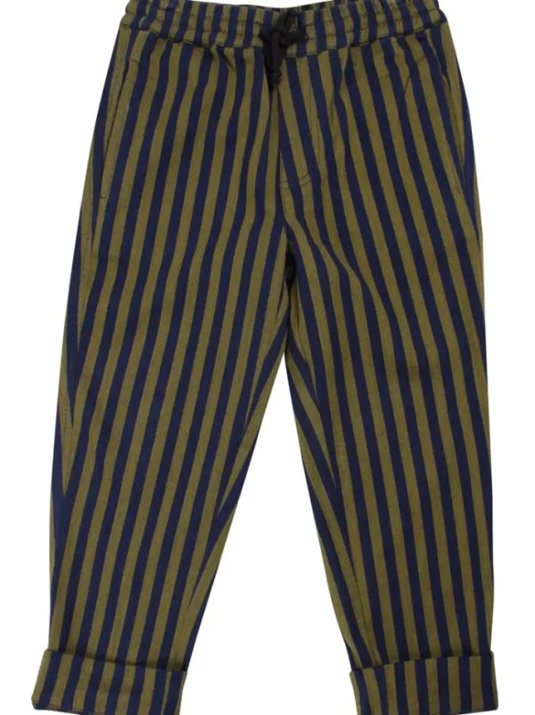 Danefrede Stretch Canvas Pants Olive/Dark Navy