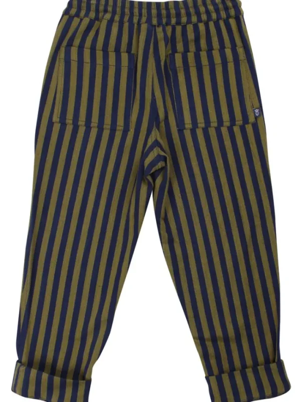 Danefrede Stretch Canvas Pants Olive/Dark Navy