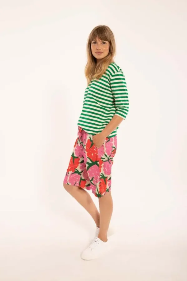 Danegames Searsucker Shorts Super Pink/Bright Red MAXIBERRY