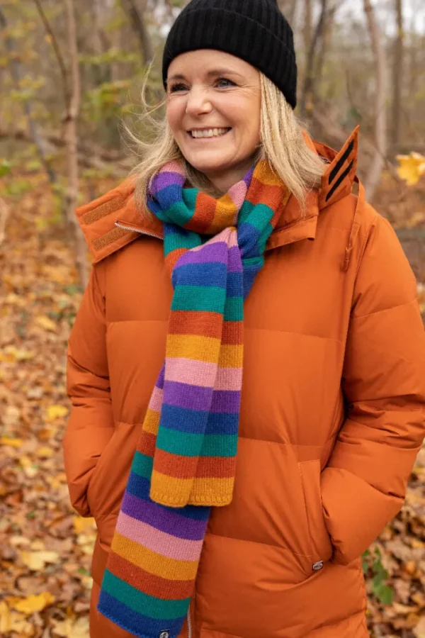 Daneget Down Winter Coat Rust