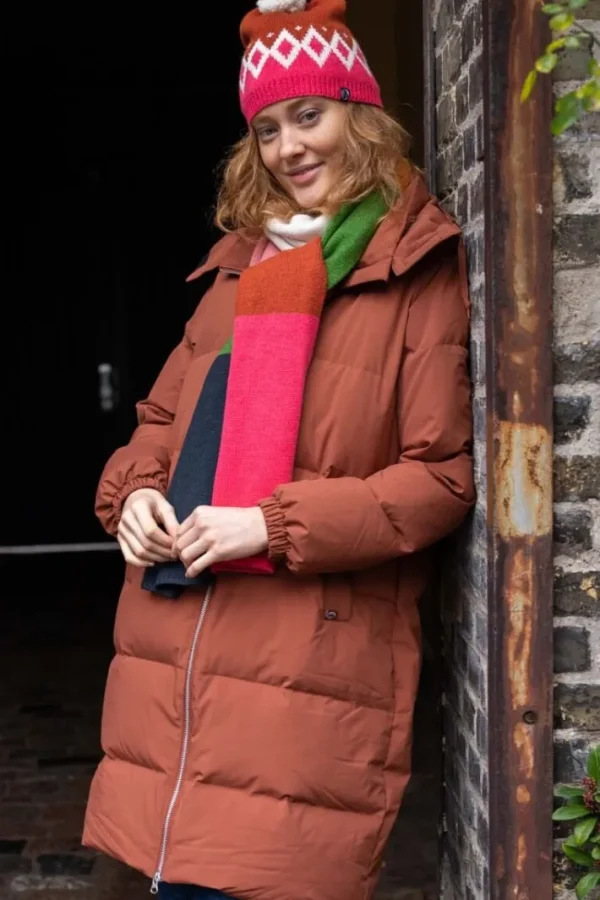 Daneget Down Winter Coat Beige Rose