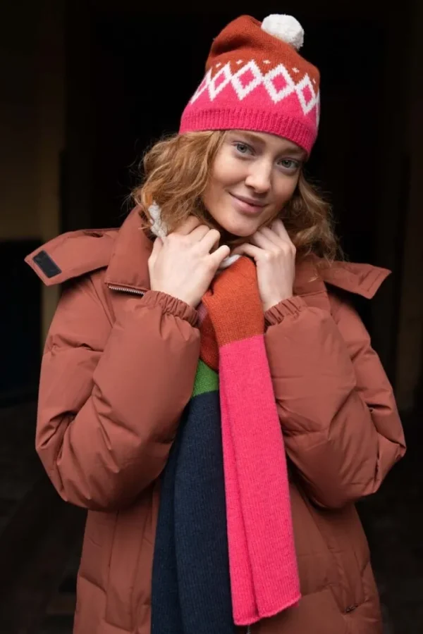 Daneget Down Winter Coat Beige Rose